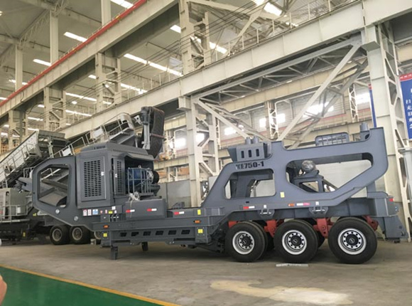  Tire Mobile Crusher Plant  