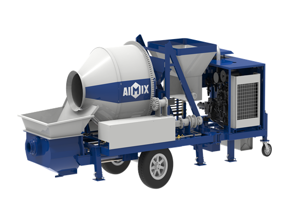 diesel concrete mixer pump 