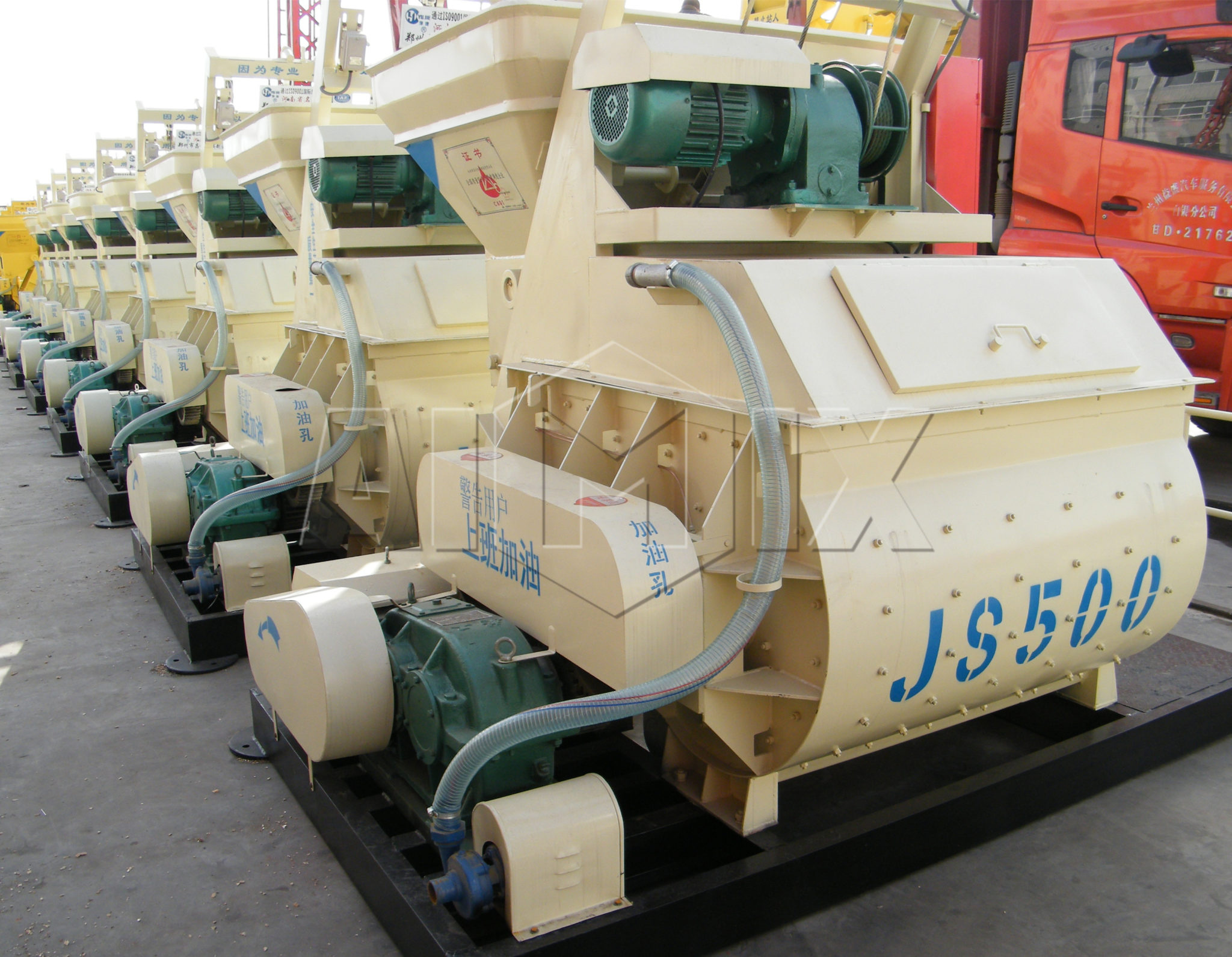 Twin Shaft Concrete Mixer Professional Concrete Mixer for Stirring