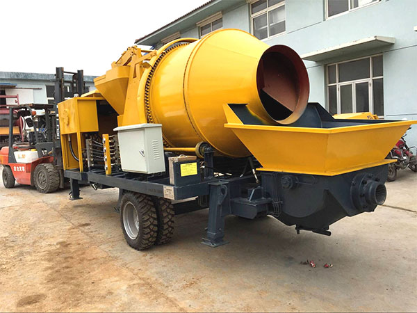 small concrete mixer pump