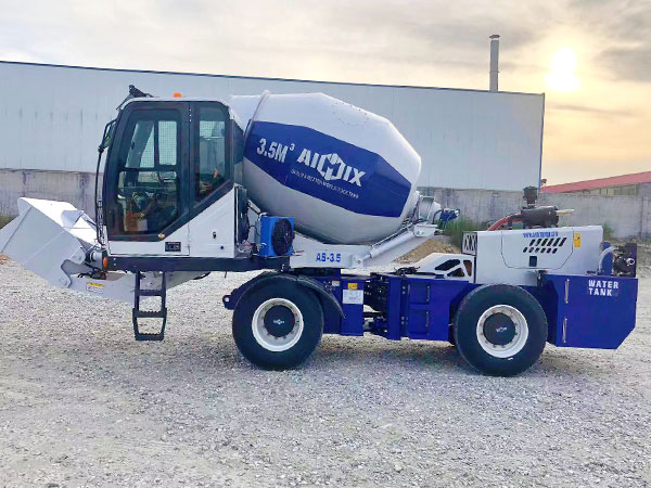 3.5m3 self loading concrete mixer for sale