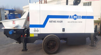 40m3 Diesel Trailer Concrete Pumping Machine Shipped to Malaysia