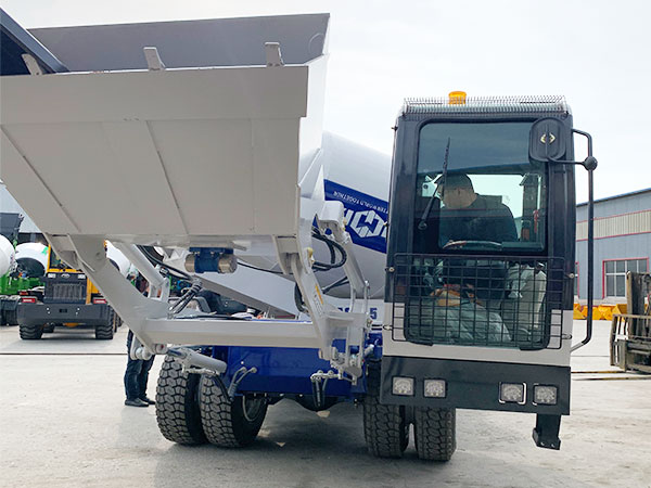 self batching concrete truck