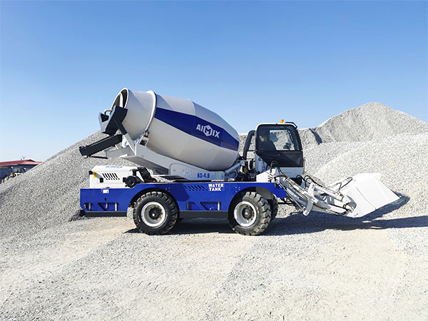 self loading concrete mixer capacity