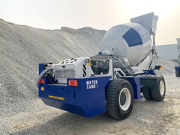 self loading concrete truck mixer