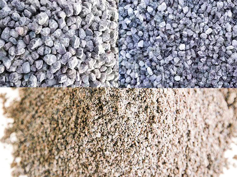 sand and gravel aggregate